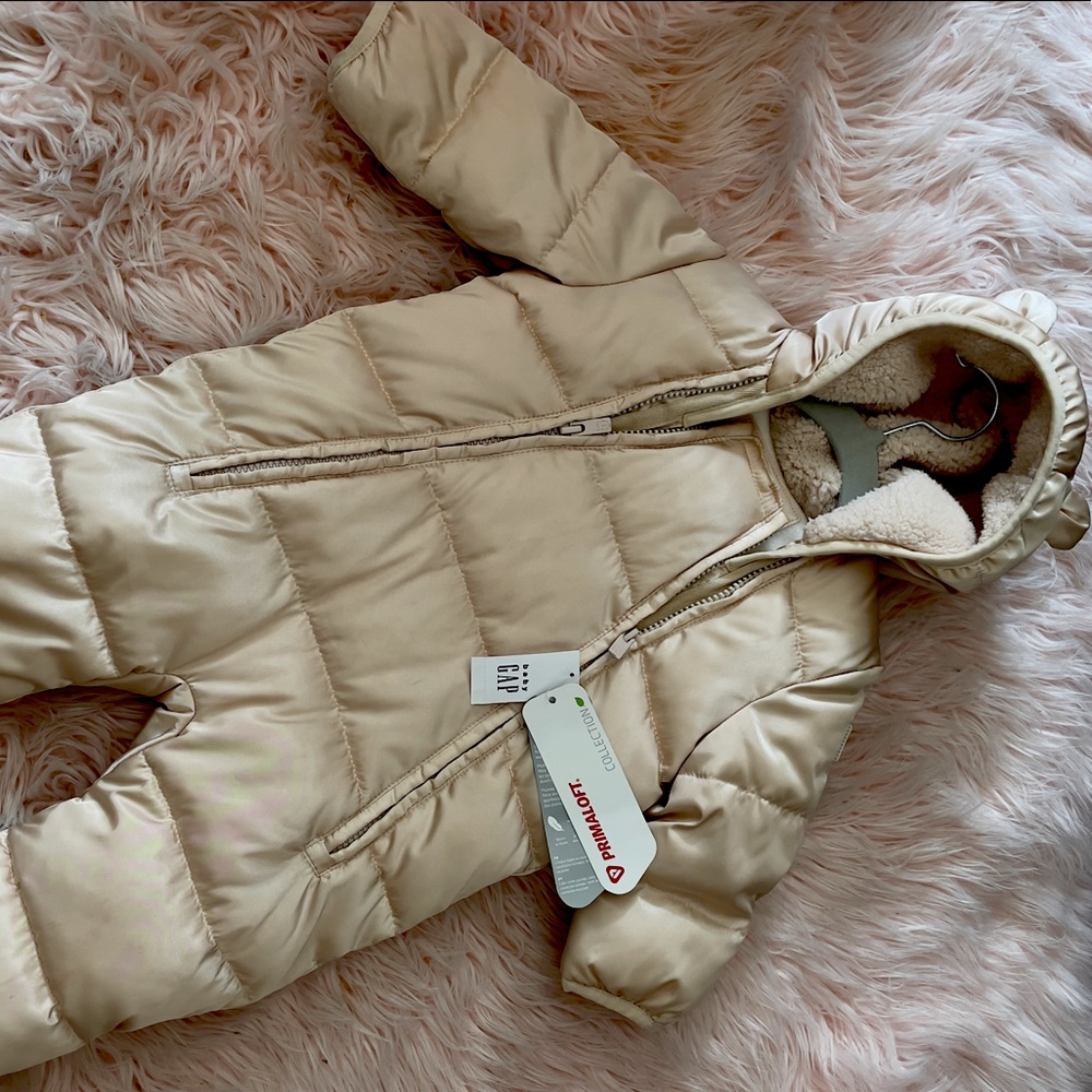 BABY GAP Tan Winter Suit 0-6months